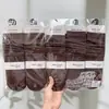 Nuevo Estilo Otoño e Invierno para Mujer: Calcetines holgados estilo Old Money, Calcetines altos, Calcetines holgados de encaje de color liso, Calcetines con separación de dedos para mujer