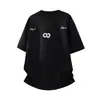 Camiseta casual de manga curta estilo ean student com um corte legal e estiloso, bordada, camiseta de manga curta de verão para homens, estilo americano