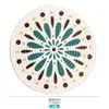 Posavasos de Hilo de Algodón Estampado Estilo Europeo Personalizado Aislante Térmico Posavasos Ins Alfombrilla de Mesa Restaurante Antideslizante Decoración Fresca Mantel Individual
