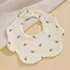 Toalha antiderrapante classe A babador de bebê de algodão gaze macia ajustável atacado produtos para bebês babadores infantis