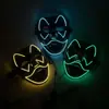 Venta al por mayor del fabricante Máscara Luminosa El Horror Halloween Boca Grande Performance Actuación Danza Accesorios de Miedo Divertidos