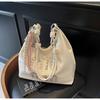 Bolsa de Axila com Design de Nicho Transfronteiriço para Mulheres Nova Moda Retro Primavera 2026 Bolsa de Ombro Casual de Grande Capacidade Simples