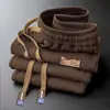 Nuevos Pantalones Largos Casuales Sueltos de Verano de Comercio Exterior, Tacto de Seda de Hielo de Alta Gama, Pantalones Largos Rectos de Pierna Ancha de Secado Rápido para Hombre