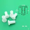 Buje de Nylon M2M3 Brida de Pa6 Brida t Manguito M4M5 Junta Pin de Posicionamiento Buje Junta de Aislamiento Almohadilla de Hombro de Plástico