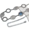 Cadena de Cintura Metálica Bohemia Transfronteriza Europea y Americana para Mujer, Cadena Decorativa de Cintura Versátil Vintage para Vestido, En Stock al por Mayor