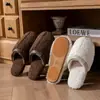 Chinelos de Algodão Pelúcia para Mulheres, Novo Estilo Outono/Inverno 2026, Antiderrapante Silencioso para Casa, Chinelos de Algodão Quentes com Pelúcia para Chão para Homens