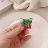 Presilha de Cabelo Fofa Transparente Degradê Borboleta Pinça de Agarre Estilo Coreano Popular na Internet Elegante Princesa Elegante Presilha Tubarão Acessório de Cabeça Versátil