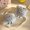 Muñequera de peluche con forma de cachorro de dibujos animados, impermeable, resistente a la humedad, para lavar el pelo, accesorio deportivo bonito.