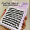 Cílios Postiços Premium Fofos Preguiçosos com 120 Pares de Girassol, Faixa Preta, 10 Fileiras, Grande Capacidade, Cílios Realistas Ultra-Naturais