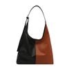 Moda Outono 2025 Cor Sólida Costura Retrô Para o Trabalho Têxtil Estilo Coreano Texturizado Abaixo do Braço Portátil Bolsa de Ombro