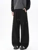 Pantalones Deportivos Plisados Americanos para Hombre Otoño Invierno Nuevos Cleanfit Retro Versátiles Holgados Rectos Casuales Ropa para Hombre