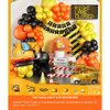 Conjunto de Balões de Aniversário Infantil para Crianças de 1 a 5 Anos, Suprimentos de Decoração para Cena de Festa, Conjunto Completo para Meninos e Meninas