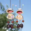 Colgantes de Muñeca de Cáscara de Nuez Terminados DIY Hechos a Mano Amuletos para Bolsos de Muñeca de Vaina Campanillas de Semilla Natural Adornos Venta al por Mayor