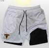 Shorts esportivos masculinos de verão anime, calças leves e anti-caminhada para jovens, de secagem rápida, com vários bolsos, para corrida e treinamento quad