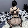 Medias sexys estilo primavera nocturna de punta abierta medias negras gratis traje de tentación calcetines de red transparentes de una pieza 8126