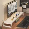 Estante organizador para escritorio de oficina, soporte de escritorio para monitor con cajón, soporte elevador para computadora, soporte elevado para computadora