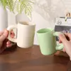 Taza Gruesa Personalizada con Asa Gruesa, Taza de Agua de Cerámica Impresa con Logo, Taza de Café Mate Esmerilado, Personalización con Foto, Transfronterizo