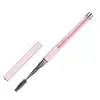 Herramientas de belleza para uñas con taladro cepillo para pestañas portátil con tapa tipo taladro cepillo para pestañas cepillo para cejas peine para pestañas en espiral