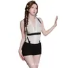 Lencería Sexy, Deseo Puro, Uniformes Eróticos Femeninos, Secretaria Qqny, Coqueteo, Diversión, Diversión y Broma, Tentación, Pijamas