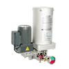 Bomba de manteiga elétrica com controle PLC de 24.220.380 volts. Tanque de combustível todo em metal, anti-queda e anti-rachaduras. Bomba de manteiga de prensa de soco