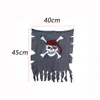 Turban de pirata máscara de feltro para os olhos adereços de fantasia turban caveira Festival Pirata Halloween Carnaval festa fantasia
