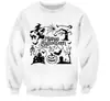 Colección europea y americana de otoño/invierno 3D digital de Halloween: sudaderas unisex de cuello redondo para exportación, incluyendo sudaderas con capucha para hombre