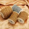 Corrente lateral de aço inoxidável com corrente cruzada, faça você mesmo, corrente de fio banhada a ouro 18k, acessórios de colar de joias da moda europeia e americana