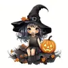 Decoración Colgante para Espejo Retrovisor de Coche de Bruja Calabaza de Venta Caliente Transfronteriza Colgante Decorativo para Escena de Fiesta de Halloween