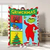 25 Mantas do Grinch Mais Vendidas na Amazon Transfronteiriça Novo Estilo de Natal Manta de Flanela Manta para Cochilo de Outono