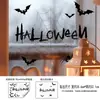 Pegatinas Estáticas de Halloween al por Mayor Pegatinas de Fantasma Línea Blanca Murciélago Telaraña Decoración de Ventana para el Hogar Pegatinas para Ventana