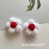Flores Pompones al por Mayor, Flores de Hilo Tejidas a Mano, para Pinzas de Cabello DIY, Ropa, Bolsos, Zapatos, Calcetines, Accesorios, Materiales, Flores