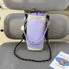 Bolsa para Garrafa de Água Leve Color Block Transfronteiriça 2026 Outono Nova Moda Versátil Casual Estilosa Bolsa de Ombro Único Transversal de Mão
