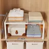 Estante Organizador de Capas para Almacenamiento de Armario Extensible para Ropa Estante Desplegable para Armario Utilización del Espacio Estante para Zapatos