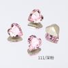 Accesorios para Uñas Dongzhou Colección Rosa Oscuro Fondo Puntiagudo Vidrio K9 de Alta Calidad Mariposa Diamante Grande Brillante Estilo Popular de Celebridad de Internet