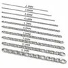 Cadena de aluminio con patrón multitalle Cadena cubana Cadena de acero inoxidable personalizada Cadena versátil para ropa de hombre Personalización transfronteriza
