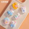 Micro Paisaje Dibujos Animados Gato Gatito Plano DIY Resina Pequeños Animales Manualidades Accesorios Material para Carcasa de Teléfono Móvil Adornos Pequeños