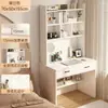 Mesa Integrada de Escritorio y Librero, Escritorio de Computadora para el Hogar, Mesa de Estudio de Escritorio para Habitación de Estudiante, Escritorio Infantil de Escritura, Mesa para Sala de Estudio