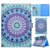 Para iPad 9.7 2018 Tablet PC Capa Protetora Mandala Pintada da Tailândia Capa de Couro de 10.2 Polegadas