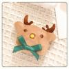 Broche de Natal Novo Outono e Inverno Boneco de Neve Pelúcia Alce Desenho Animado Japonês Pingente diy Animal Fofo Joia para Bolsa