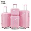 Maleta PP de Comercio Exterior Silenciosa con Contraseña 20 pulgadas Maleta de Cabina Gran Espacio 24 pulgadas Maleta Trolley para Hombre y Mujer