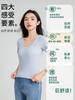 Top de manga corta para mujer Tencel con cuello en U, corte ajustado, acanalado, fresco y transpirable, Camiseta Melard para mujer, Lyocell Tencel