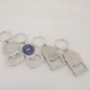 Abrebotellas con Llavero en Forma de Casa Creativo Logo de Empresa Inmobiliaria Pequeño Regalo Llavero Metálico con Forma de Casa