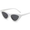 Nuevas gafas de sol de ojo de gato de moda europea y americana, gafas de sol personalizadas para espectáculos callejeros, gafas de sol de moda estilo retro de Hong Kong.
