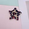 Nueva serie en relieve estampado de leopardo amoroso floral estrella de cinco puntas accesorios para joyería DIY accesorios para ropa materiales decorativos