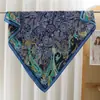 Novo lenço quadrado vintage paisley 90cm mais vendido, lenço de seda artificial, lenço fino color-blocking para a cabeça, lenço versátil, xale decorativo