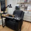 Mesa de Sofá de una Sola Capa Estilo Japonés con Ruedas Mesa Multiusos Sencilla para Uñas de Celebridad de Internet Mesa Móvil con Ruedas Mesa Exclusiva para Salón de Uñas