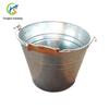 Balde de Gelo de Ferro Certificado BSCI Balde de Gelo de Ferro Galvanizado 5L Balde de Gelo de Metal Chapa Galvanizada Balde de Cerveja 5 Litros Balde de Gelo
