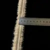 Tiras Tipo Pelo de León Danzante para Linternas Hanfu, Imitación de Piel de Visón, Transfronterizas, 1 cm, Blancas, No Sueltan Pelo, Accesorios Decorativos DIY, En Stock
