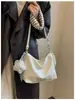 Bolso de Mujer 2025 Nuevo Transfronterizo Nicho Verano Versátil Bolso de Hombro Cruzado Mochila Portátil Simple de Moda para Mujer