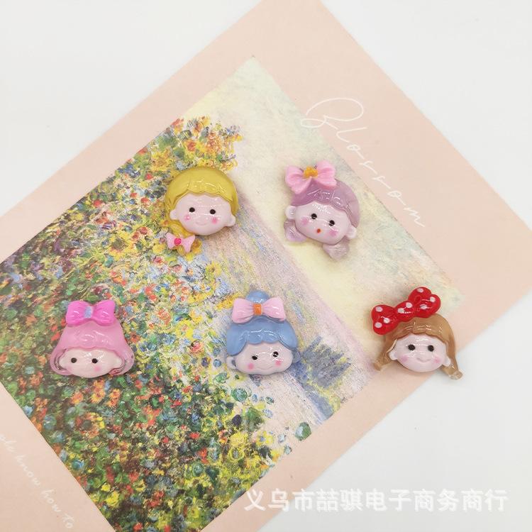 树脂卡通配件奶油手机壳diy材料发绳发夹冰箱贴收纳